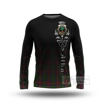 Cairns Tartan Long Sleeve T-Shirt Featuring Alba Gu Brath Family Crest Celtic Inspired Unisex - Tartan Vibes Clothing