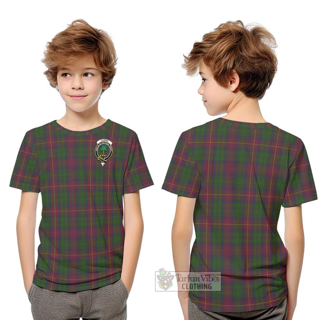 Cairns Tartan Kid T-Shirt with Family Crest Youth XL Size14 - Tartan Vibes Clothing