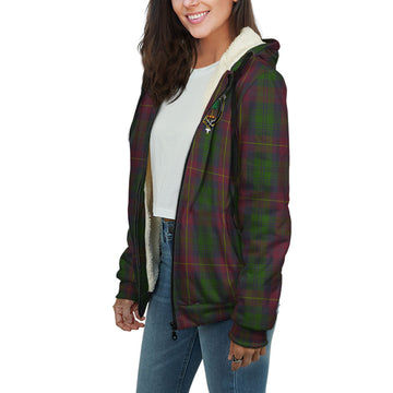 Cairns Tartan Sherpa Hoodie with Family Crest