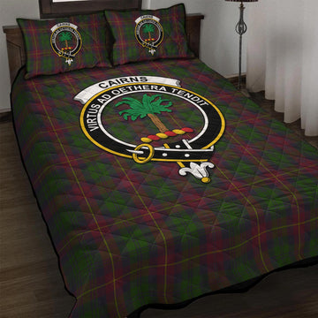Cairns Tartan Quilt Bed Set with Family Crest - Tartan Vibes Clothing