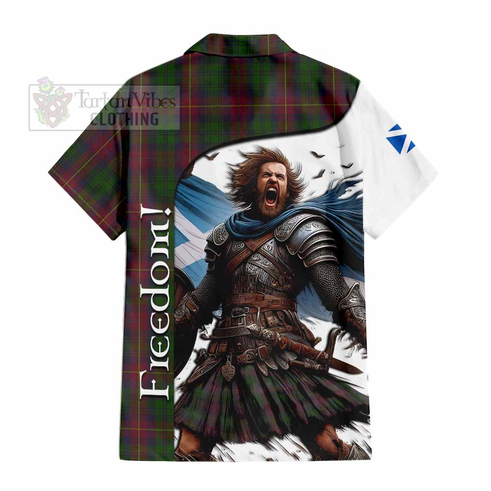 Cairns Crest Tartan Hawaiian Shirt Inspired by the Freedom of Scottish Warrior - Tartan Vibes Clothing