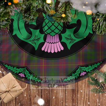 Cairns Tartan Christmas Tree Skirt Scottish Thistle Style - Tartan Vibes Clothing