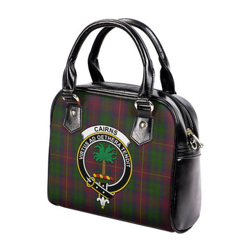 Cairns Tartan Shoulder Handbags with Family Crest - Tartan Vibes Clothing