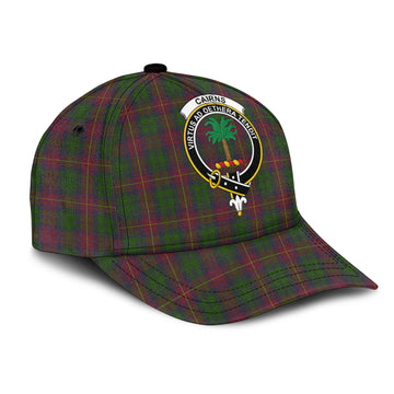 Cairns Tartan Classic Cap with Family Crest
