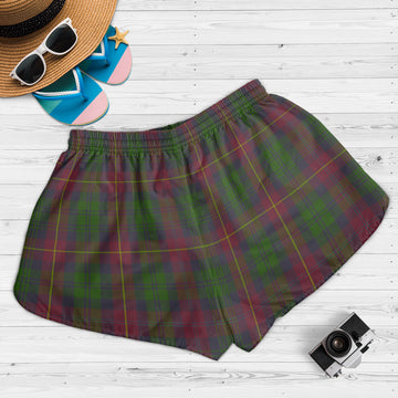 Cairns Tartan Womens Shorts with Family Crest