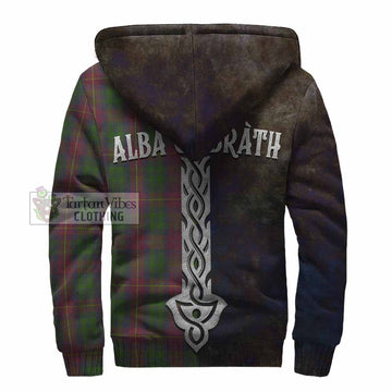 Cairns Tartan Family Crest Sherpa Hoodie Alba Gu Brath Be Brave Lion Ancient Style - Tartan Vibes Clothing