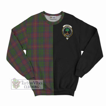 Cairns Tartan Sweatshirt with Family Crest and Half Of Me Style - Tartan Vibes Clothing