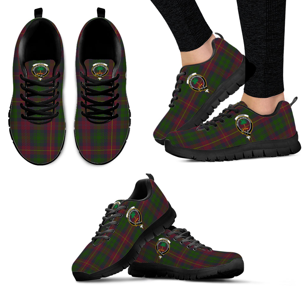 Cairns Tartan Sneakers with Family Crest - Tartan Vibes Clothing