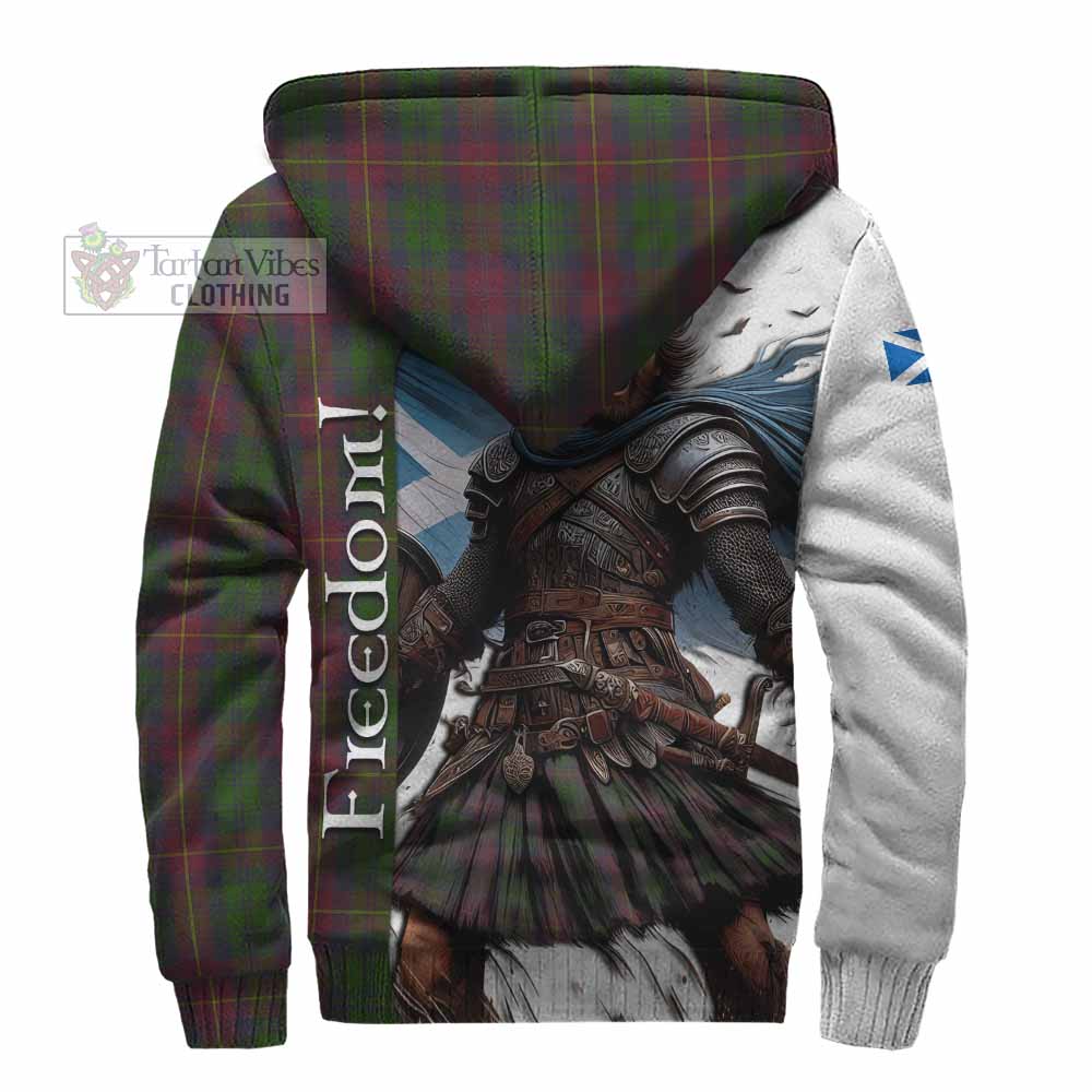 Tartan Vibes Clothing Cairns Crest Tartan Sherpa Hoodie Inspired by the Freedom of Scottish Warrior