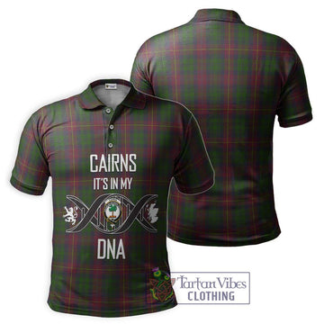 Cairns Tartan Polo Shirt with Family Crest DNA In Me Style - Tartan Vibes Clothing