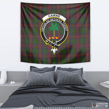 Cairns Tartan Tapestry Wall Hanging and Home Decor for Room with Family Crest