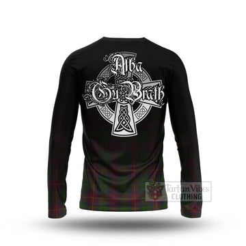 Cairns Tartan Long Sleeve T-Shirt Featuring Alba Gu Brath Family Crest Celtic Inspired - Tartan Vibes Clothing