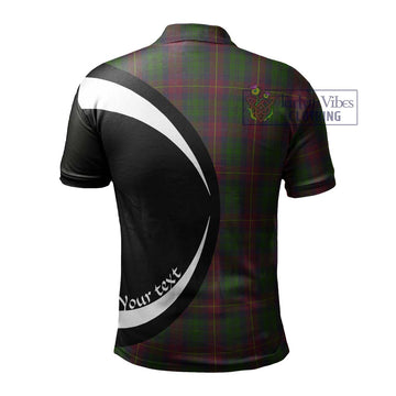 Cairns Tartan Men's Polo Shirt with Family Crest Circle Style - Tartan Vibes Clothing
