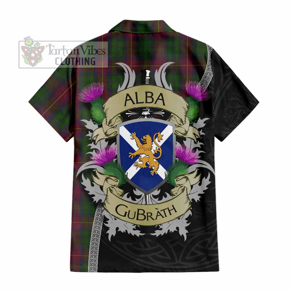 Cairns Tartan Family Crest Hawaiian Shirt Lion Rampant Royal Thistle Shield Celtic Inspired - Tartan Vibes Clothing