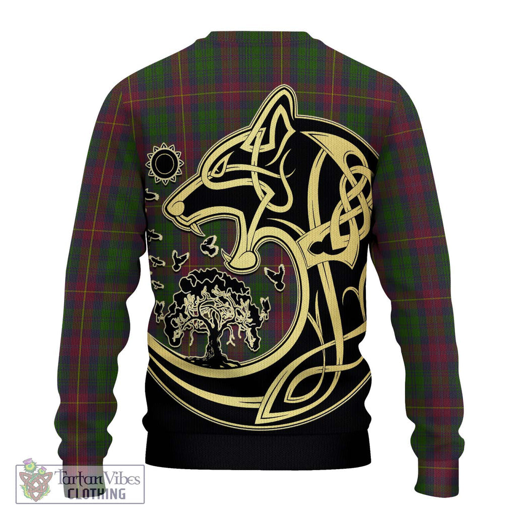 Cairns Tartan Ugly Sweater with Family Crest Celtic Wolf Style - Tartan Vibes Clothing