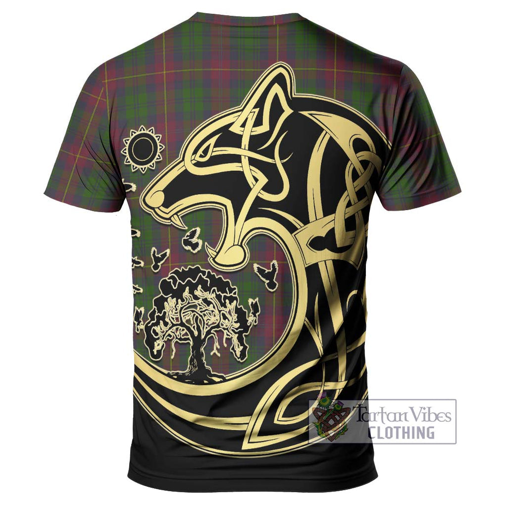 Cairns Tartan T-Shirt with Family Crest Celtic Wolf Style - Tartan Vibes Clothing