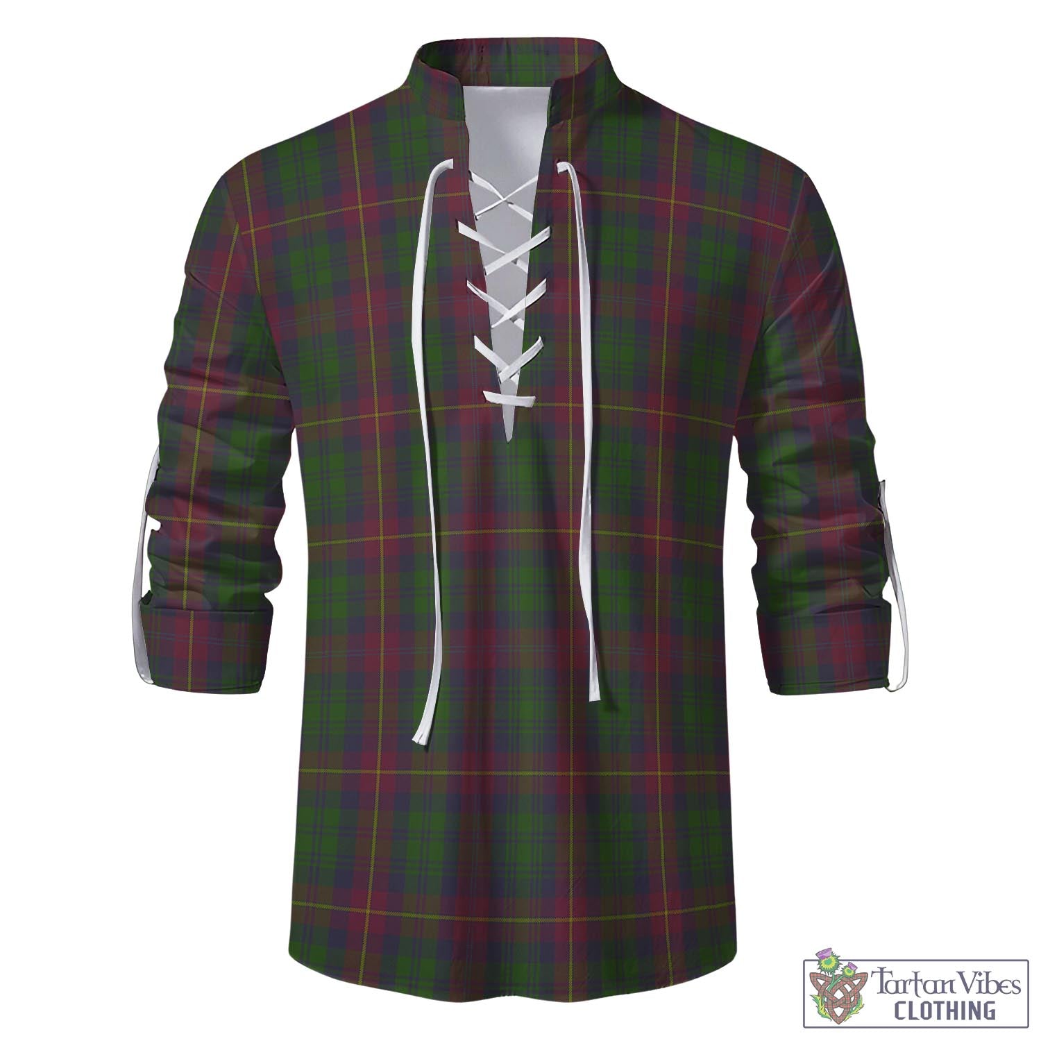Cairns Tartan Men's Scottish Traditional Jacobite Ghillie Kilt Shirt - Tartan Vibes Clothing