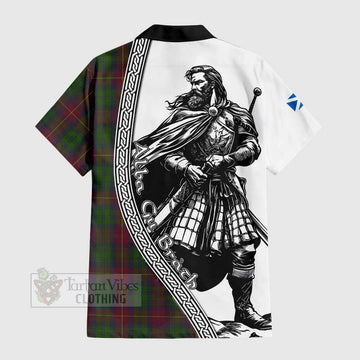 Cairns Tartan Clan Crest Hawaiian Shirt with Highlander Warrior Celtic Style - Tartan Vibes Clothing
