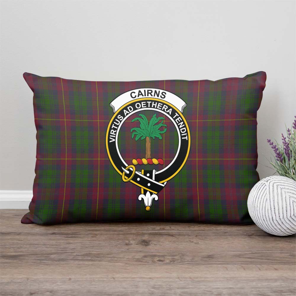 Cairns Tartan Pillow Cover with Family Crest - Tartan Vibes Clothing
