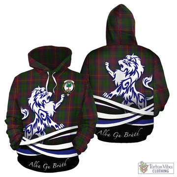 Cairns Tartan Hoodie with Alba Gu Brath Regal Lion Emblem - Tartan Vibes Clothing