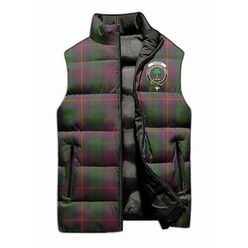 Cairns Tartan Sleeveless Puffer Jacket with Family Crest - Tartan Vibes Clothing