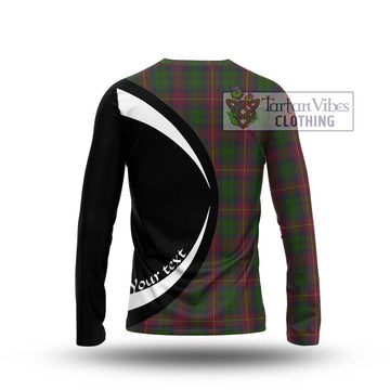 Cairns Tartan Long Sleeve T-Shirt with Family Crest Circle Style - Tartan Vibes Clothing