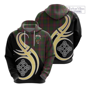 Cairns Tartan Hoodie with Family Crest and Celtic Symbol Style - Tartan Vibes Clothing