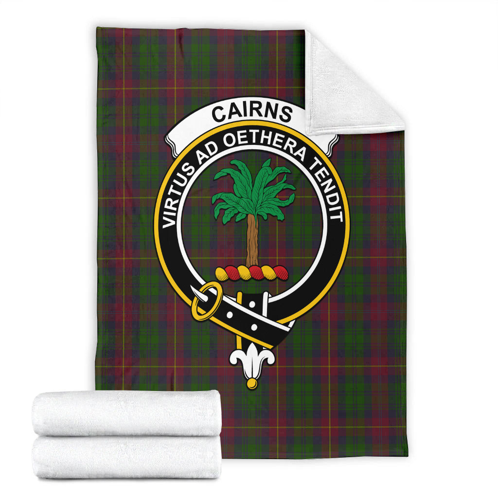 Cairns Tartan Blanket with Family Crest - Tartan Vibes Clothing