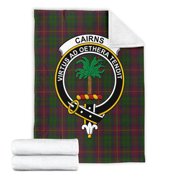 Cairns Tartan Blanket with Family Crest - Tartan Vibes Clothing