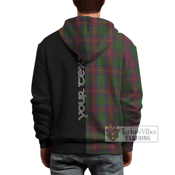 Cairns Tartan Hoodie with Family Crest and Half Of Me Style - Tartan Vibes Clothing