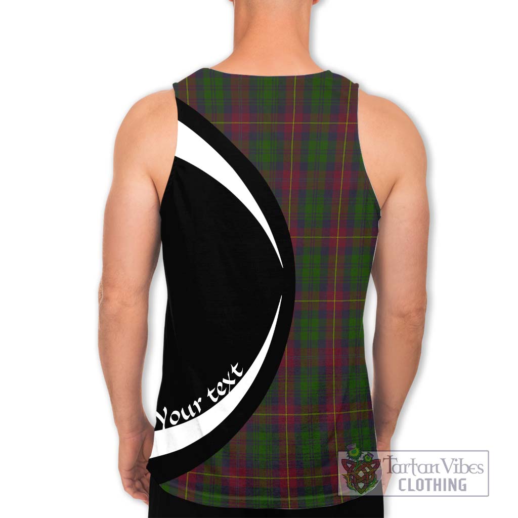 Cairns Tartan Men's Tank Top with Family Crest Circle Style - Tartan Vibes Clothing