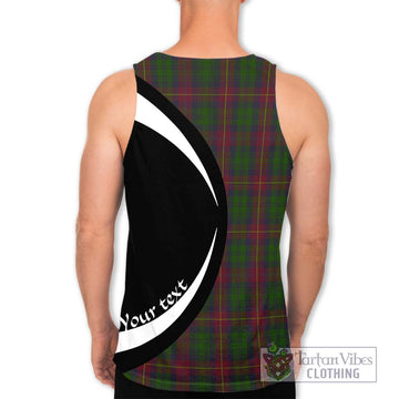 Cairns Tartan Men's Tank Top with Family Crest Circle Style - Tartan Vibes Clothing