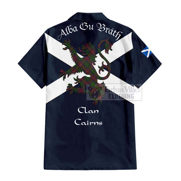 Cairns Tartan Lion Rampant Hawaiian Shirt Proudly Display Your Heritage with Alba Gu Brath and Clan Name - Tartan Vibes Clothing