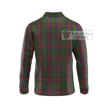Cairns Tartan Long Sleeve Polo Shirt with Family Crest DNA In Me Style - Tartan Vibes Clothing