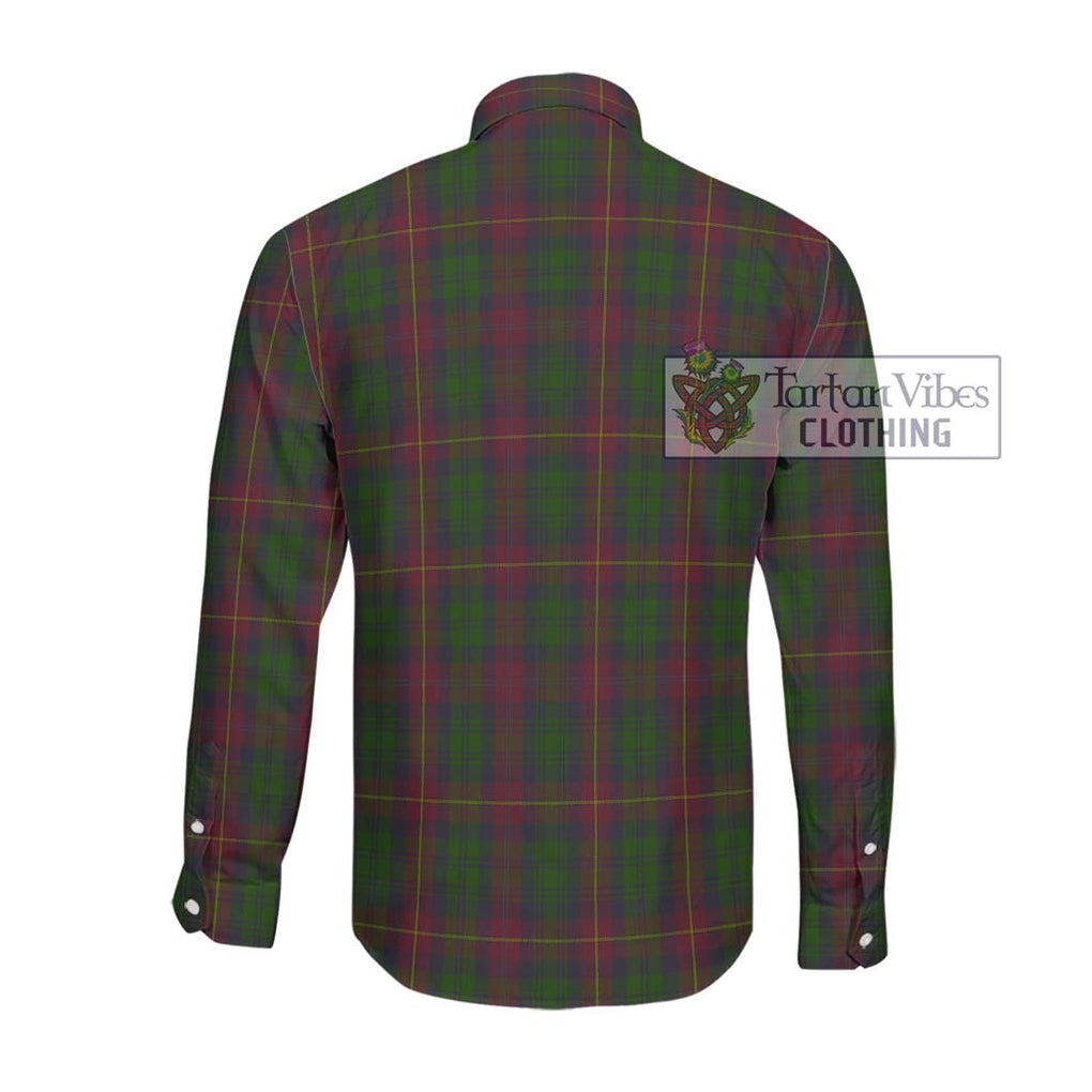Cairns Tartan Long Sleeve Button Shirt with Family Crest DNA In Me Style - Tartanvibesclothing Shop