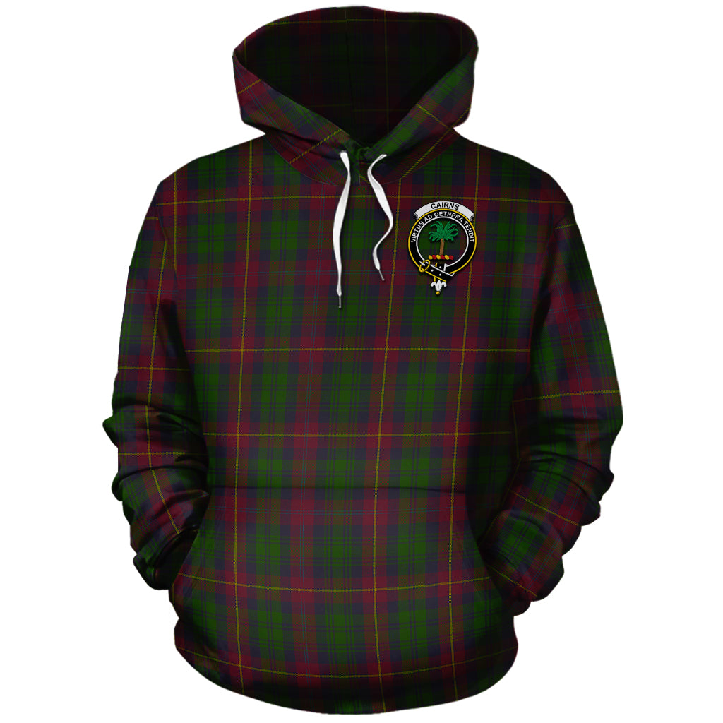 Cairns Tartan Hoodie with Family Crest