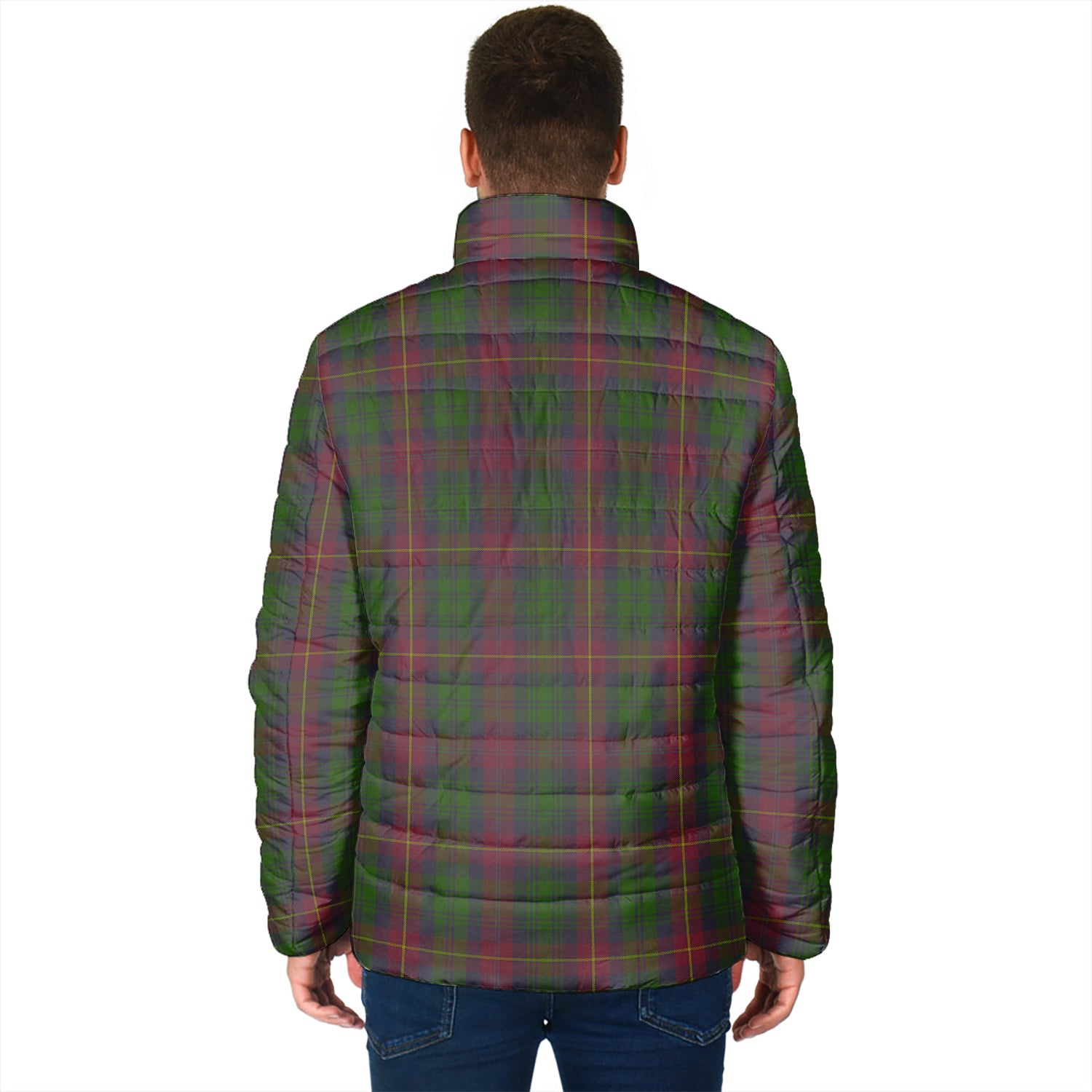 Cairns Tartan Padded Jacket with Family Crest - Tartan Vibes Clothing