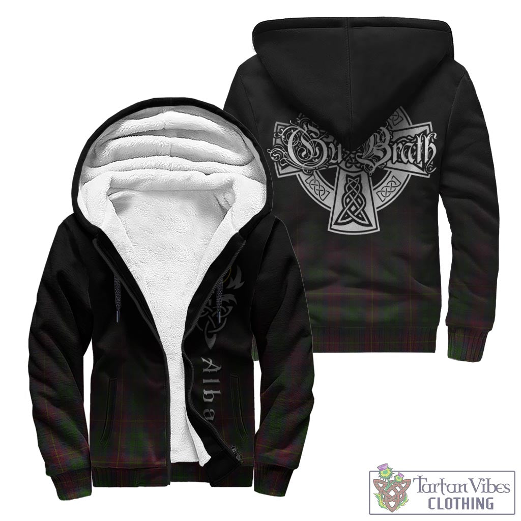 Cairns Tartan Sherpa Hoodie Featuring Alba Gu Brath Family Crest Celtic Inspired - Tartan Vibes Clothing