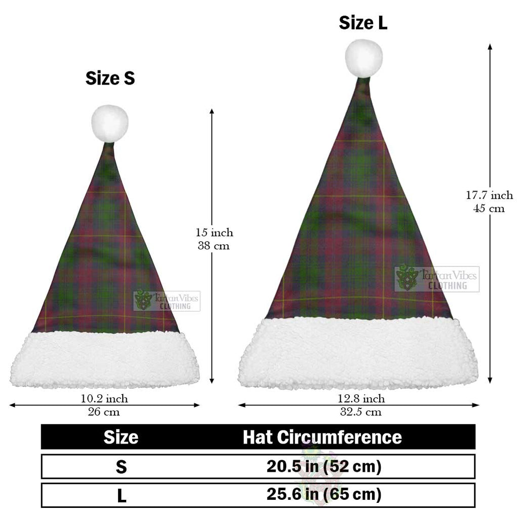 Cairns Tartan Christmas Santa Hats Christmas Hat L 25.6in (65cm) - Tartan Vibes Clothing