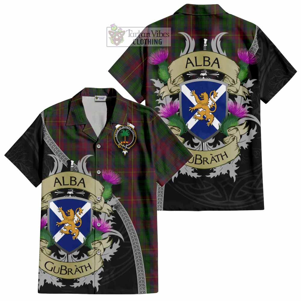 Cairns Tartan Family Crest Hawaiian Shirt Lion Rampant Royal Thistle Shield Celtic Inspired - Tartan Vibes Clothing