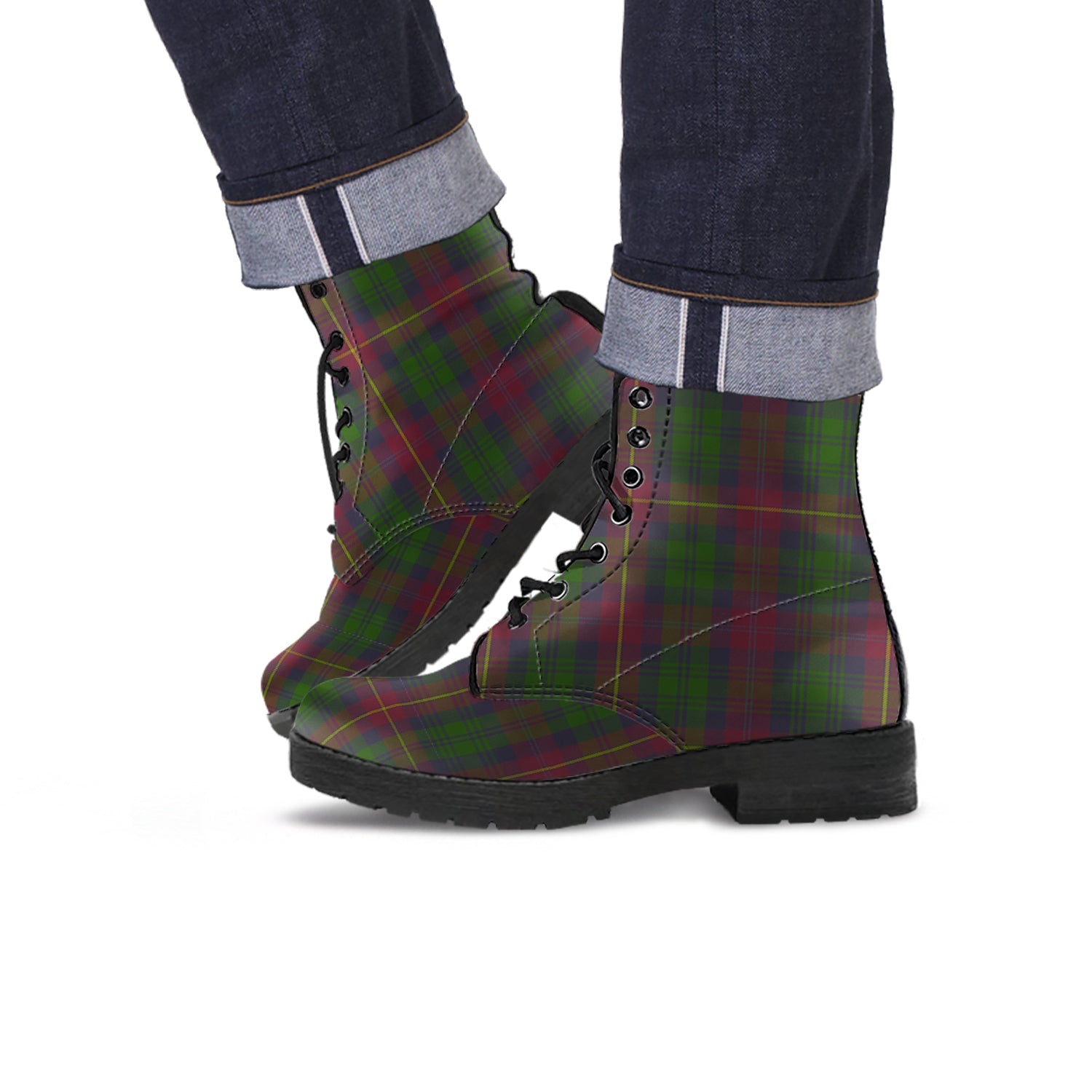 Cairns Tartan Leather Boots