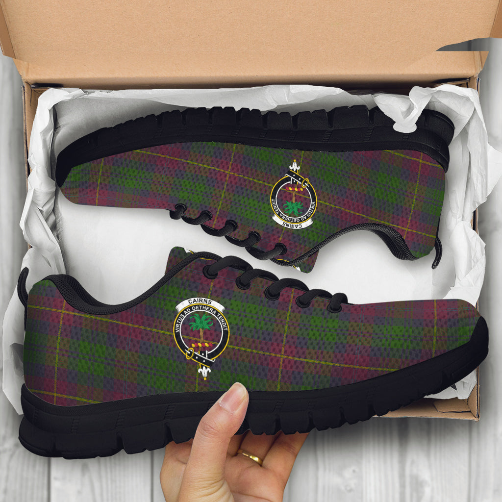 Cairns Tartan Sneakers with Family Crest