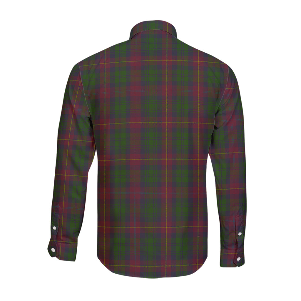 Cairns Tartan Long Sleeve Button Up Shirt with Family Crest - Tartan Vibes Clothing