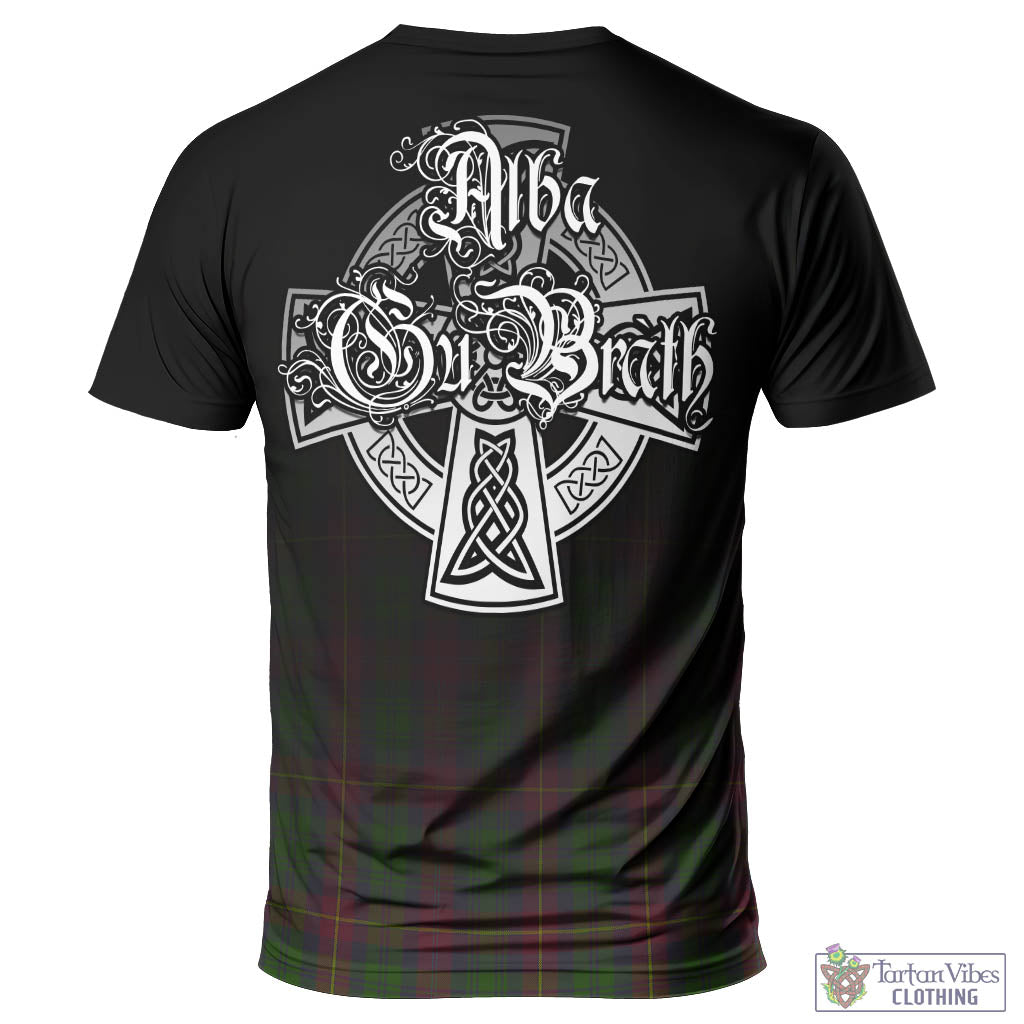 Tartan Vibes Clothing Cairns Tartan T-Shirt Featuring Alba Gu Brath Family Crest Celtic Inspired