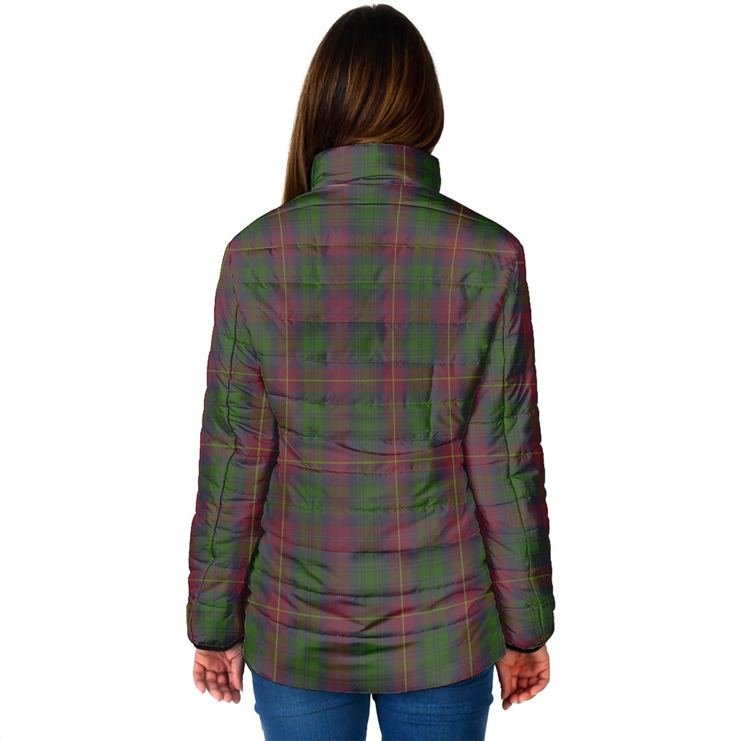 Cairns Tartan Padded Jacket with Family Crest - Tartan Vibes Clothing