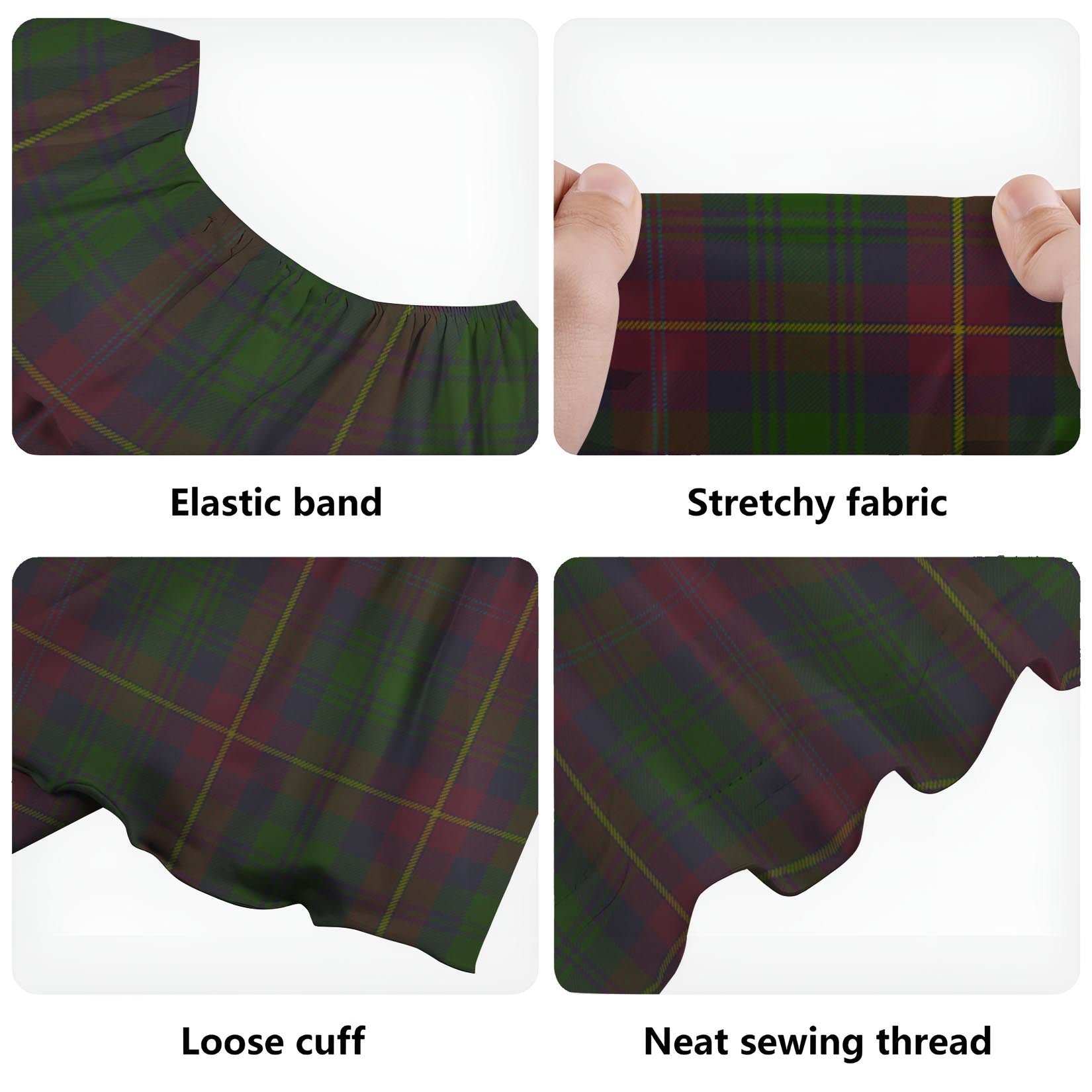 Cairns Tartan Off Shoulder Long Dress - Tartan Vibes Clothing