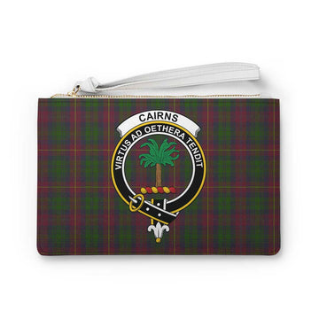 Tartan Vibes Clothing Cairns Family Crest Tartan Clutch Bag