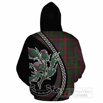 Cairns Family Crest Tartan Cotton Hoodie Alba Thistle Inspired - Tartan Vibes Clothing