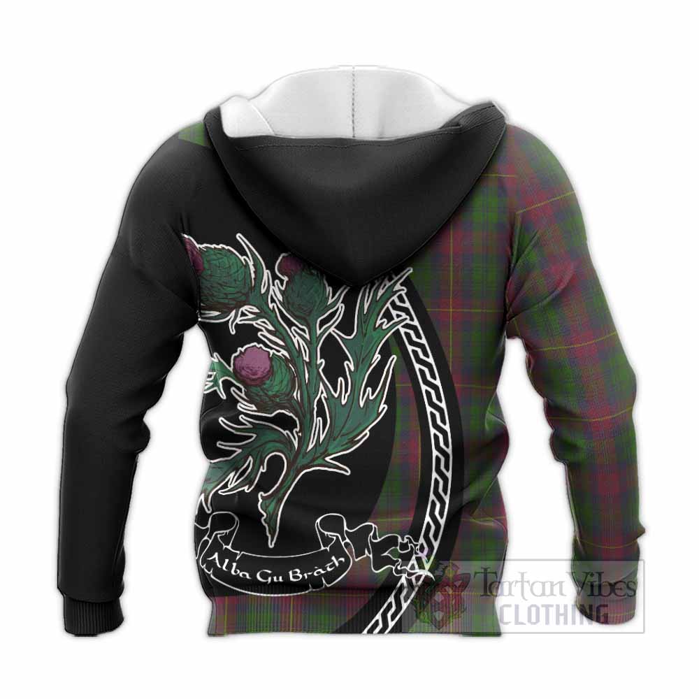 Cairns Family Crest Tartan Knitted Hoodie Alba Thistle Inspired - Tartan Vibes Clothing