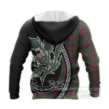 Cairns Family Crest Tartan Knitted Hoodie Alba Thistle Inspired - Tartan Vibes Clothing